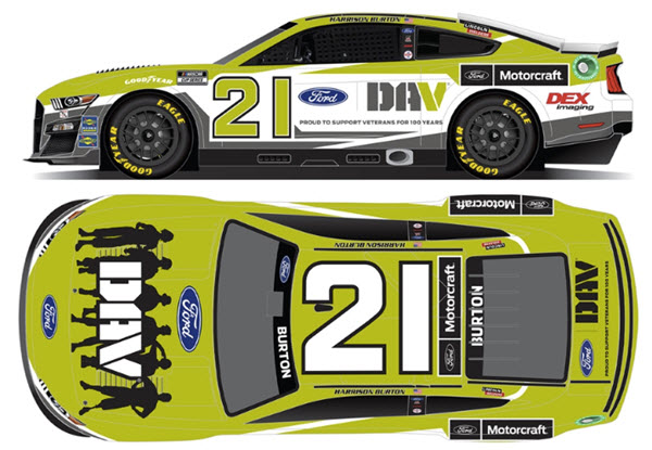 2022 Harrison Burton NASCAR Diecast 21 Ford DAV CWC 1:64 Lionel Action ARC 99